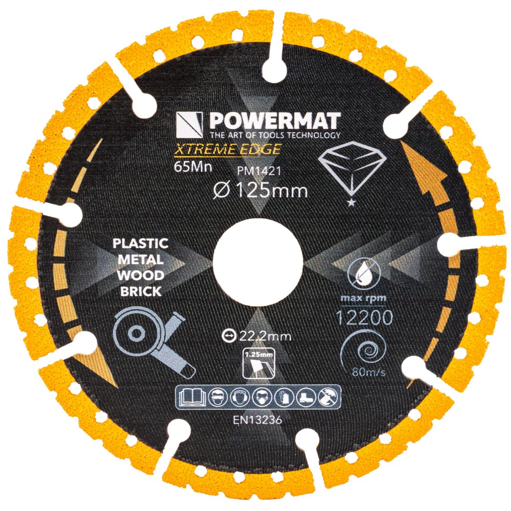 TARCZA DIAMENTOWA UNIWERSALNA 125MM PM-TDCS-1252T