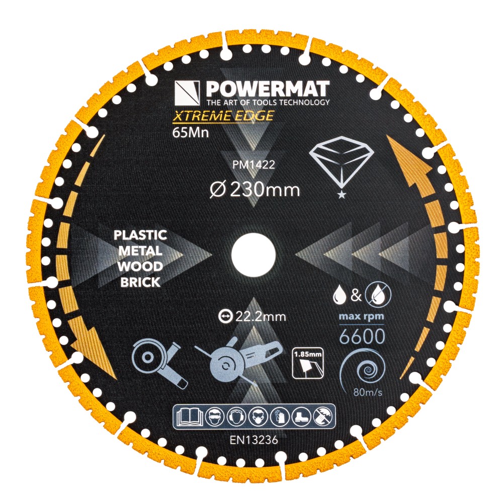 TARCZA DIAMENTOWA UNIWERSALNA 230MM PM-TDCS-2301T