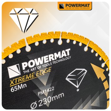 TARCZA DIAMENTOWA UNIWERSALNA 230MM PM-TDCS-2301T