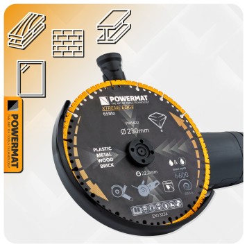 TARCZA DIAMENTOWA UNIWERSALNA 230MM PM-TDCS-2301T