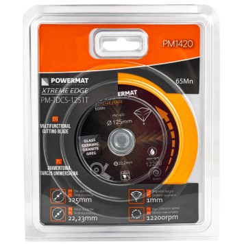 TARCZA DIAMENTOWA DO SZKŁA 125MM PM-TDCS-1251T