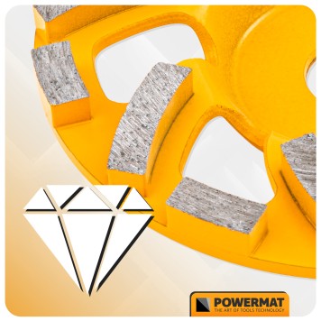 TARCZA GARNKOWA DO SZLIFOWANIA 125MM PM-DTG-1251T