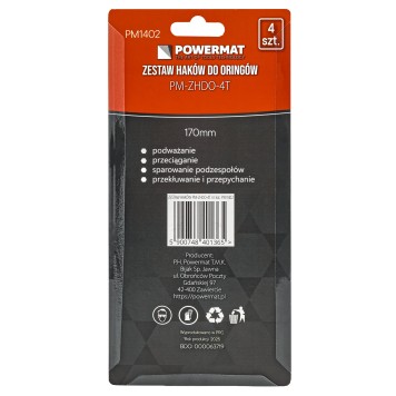 HACZYKI I SZPIKULEC ZESTAW 4EL. PM-ZHDO-4T
