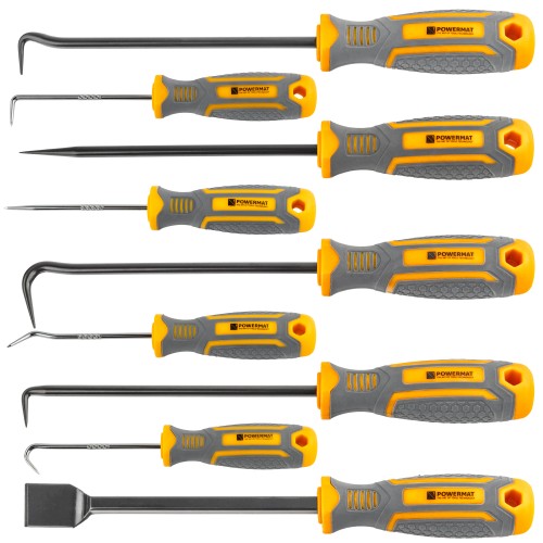 HACZYKI SZPIKULCE + SKROBAK ZESTAW 9EL. PM-ZHDO-9T