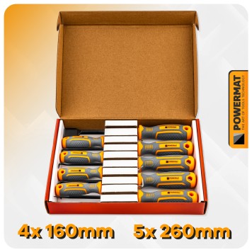 HACZYKI SZPIKULCE + SKROBAK ZESTAW 9EL. PM-ZHDO-9T