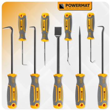 HACZYKI SZPIKULCE + SKROBAK ZESTAW 9EL. PM-ZHDO-9T