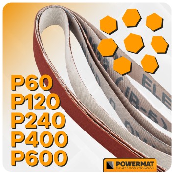 PRZYSTAWKA SZLIFIERKA TAŚMOWA PALCOWA (ZESTAW) PM-ASTDS-452T