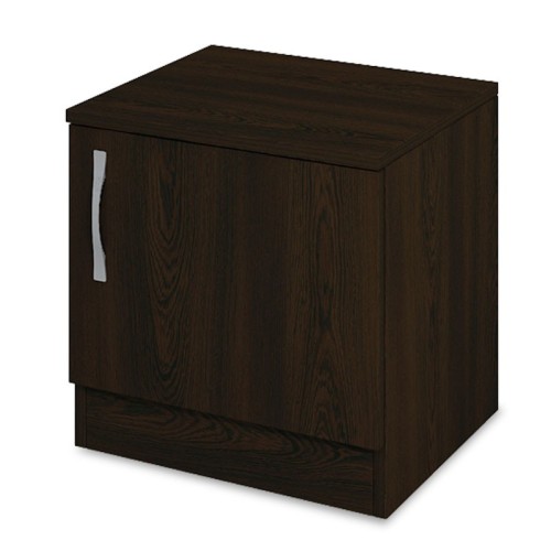 Table de chevet 1 tiroir marron foncé 40x35,5x41cm
