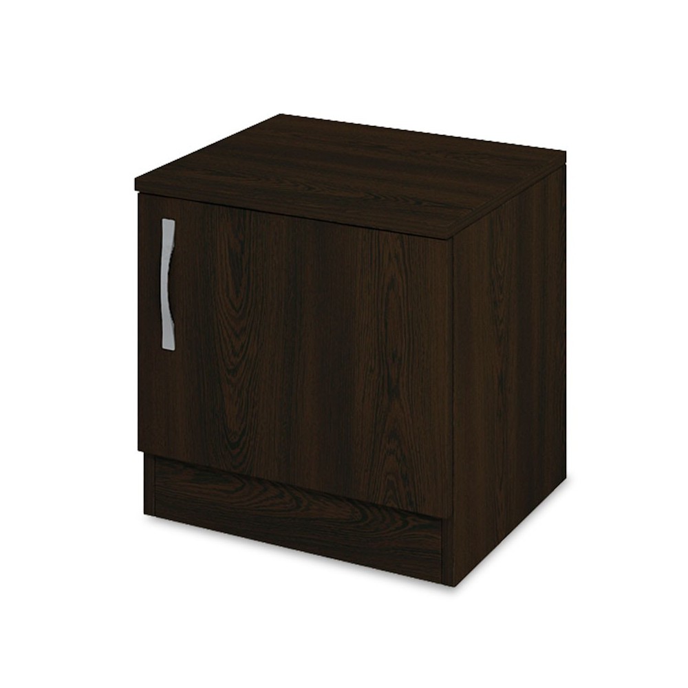 Table de chevet 1 tiroir marron foncé 40x35,5x41cm Table de chevet 1 tiroir marron foncé 40x35,5x41cm