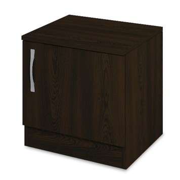 Table de chevet 1 tiroir marron foncé 40x35,5x41cm