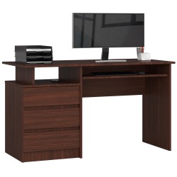 BIURKO CLP 135 cm WENGE WOLNOSTOJĄCE