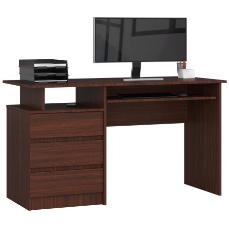 BIURKO CLP 135 cm WENGE WOLNOSTOJĄCE