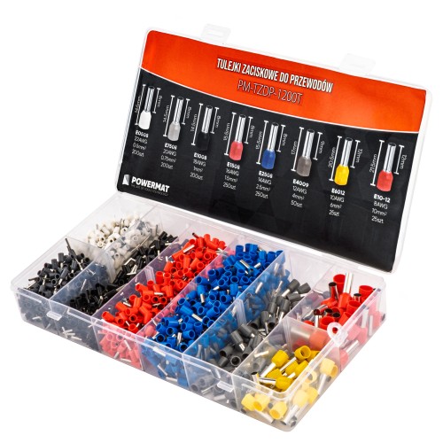 TULEJKI ZACISKOWE DO PRZEWODÓW PM-TZDP-1200T