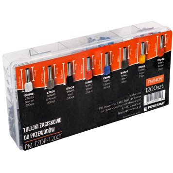 TULEJKI ZACISKOWE DO PRZEWODÓW PM-TZDP-1200T