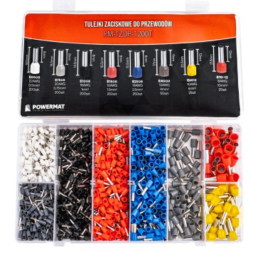 TULEJKI ZACISKOWE DO PRZEWODÓW PM-TZDP-1200T