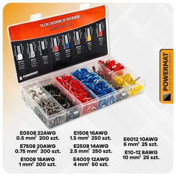 TULEJKI ZACISKOWE DO PRZEWODÓW PM-TZDP-1200T