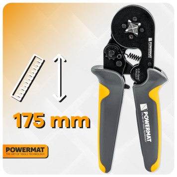 ZACISKARKA DO KONEKTORÓW TULEJEK (ZESTAW) PM-ZDTK-175T