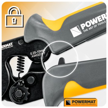 ZACISKARKA DO KONEKTORÓW TULEJEK (ZESTAW) PM-ZDTK-175T