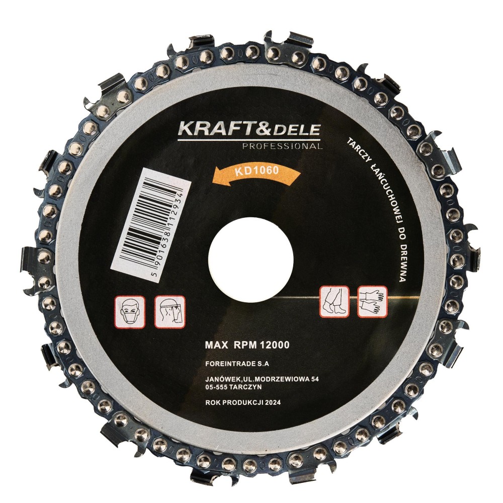 Tarcza łańcuchowa 125mm KD1060