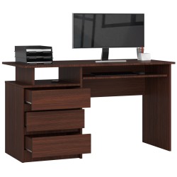 BIURKO CLP 135 cm WENGE WOLNOSTOJĄCE