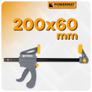 ŚCISK STOLARSKI 200x60mm SZYBKOZACISKOWY PM-SSD-8T
