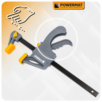 ŚCISK STOLARSKI 200x60mm SZYBKOZACISKOWY PM-SSD-8T