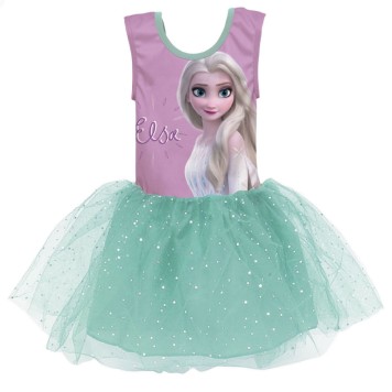 Disney Frozen Elsa kids tulle ballet dress 4-8 years