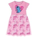 Disney Lilo and Stitch Pink Leaf children's summer dress 2-6 years