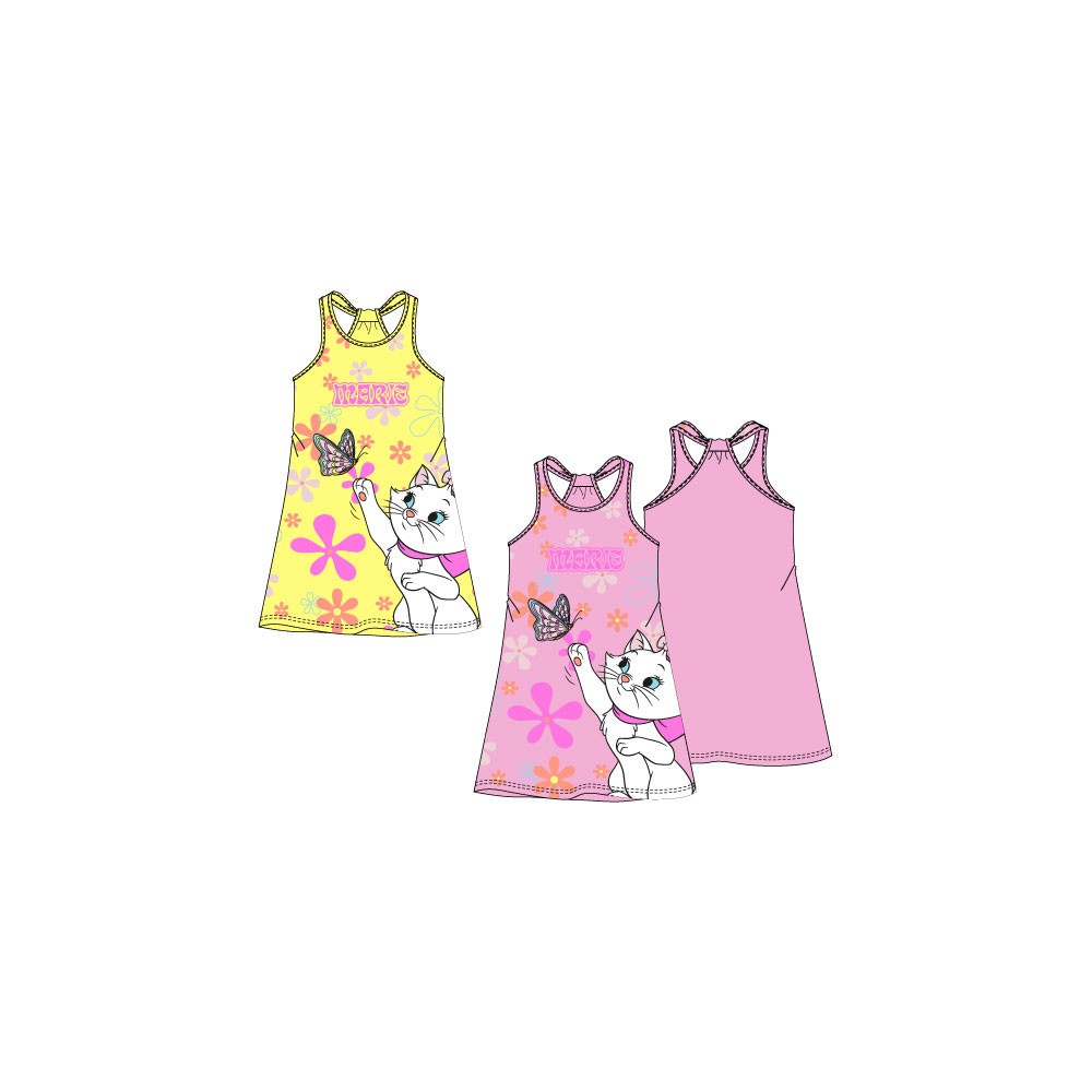 Disney Marie Butterfly cat children's summer dress 3-6 years