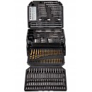 Wiertła, otwornice, dłuta, bity - zestaw 300-el. KD998