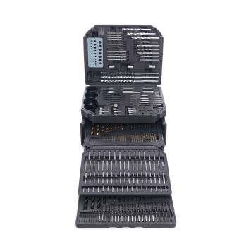 Wiertła, otwornice, dłuta, bity - zestaw 300-el. KD998