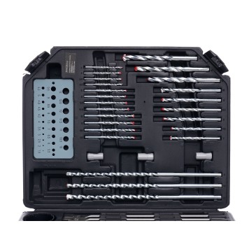 Wiertła, otwornice, dłuta, bity - zestaw 300-el. KD998