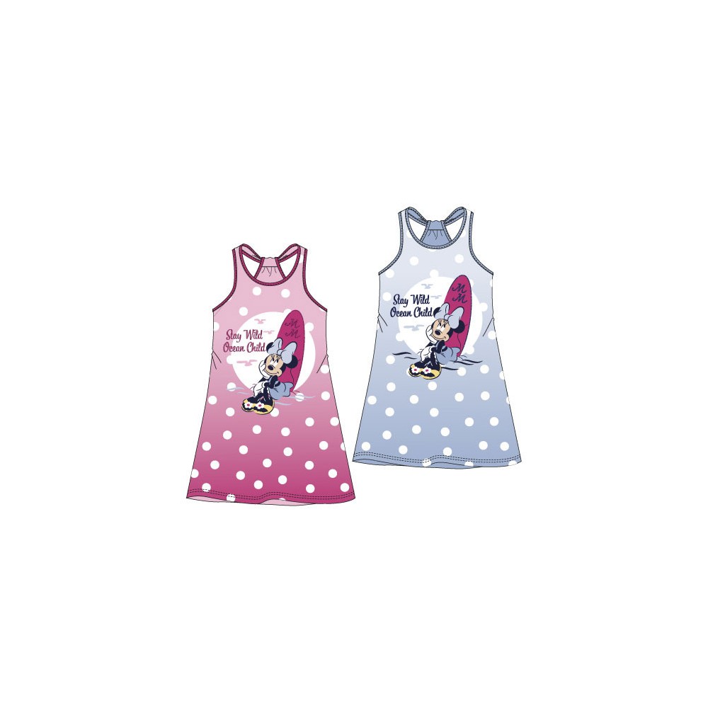 Disney Minnie  Ocean Kids Summer Dress 3-8 Years