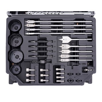 Wiertła, otwornice, dłuta, bity - zestaw 300-el. KD998