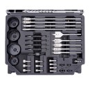 Wiertła, otwornice, dłuta, bity - zestaw 300-el. KD998