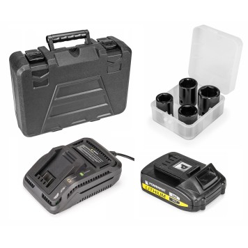 Klucz Akumulatorowy udarowy PM-AKU-20V-2A 2Ah 20V (Walizka)