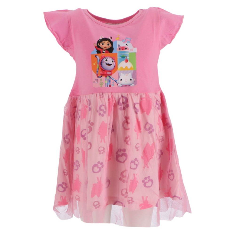 Gabby's Dollhouse Happiness children's summer dress 2-6 years