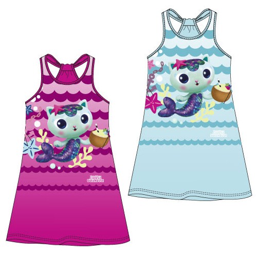 Gabby's Dollhouse Mermaid children's summer dress 3-8 years