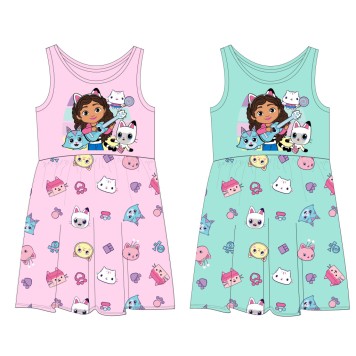 Gabby's Dollhouse children's summer dress 92-128 cm