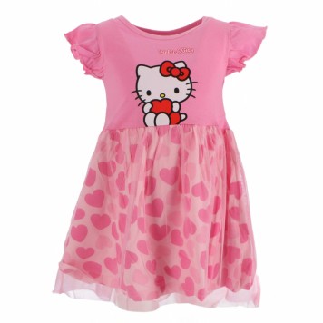 Hello Kitty Heart children's summer dress 2-6 years
