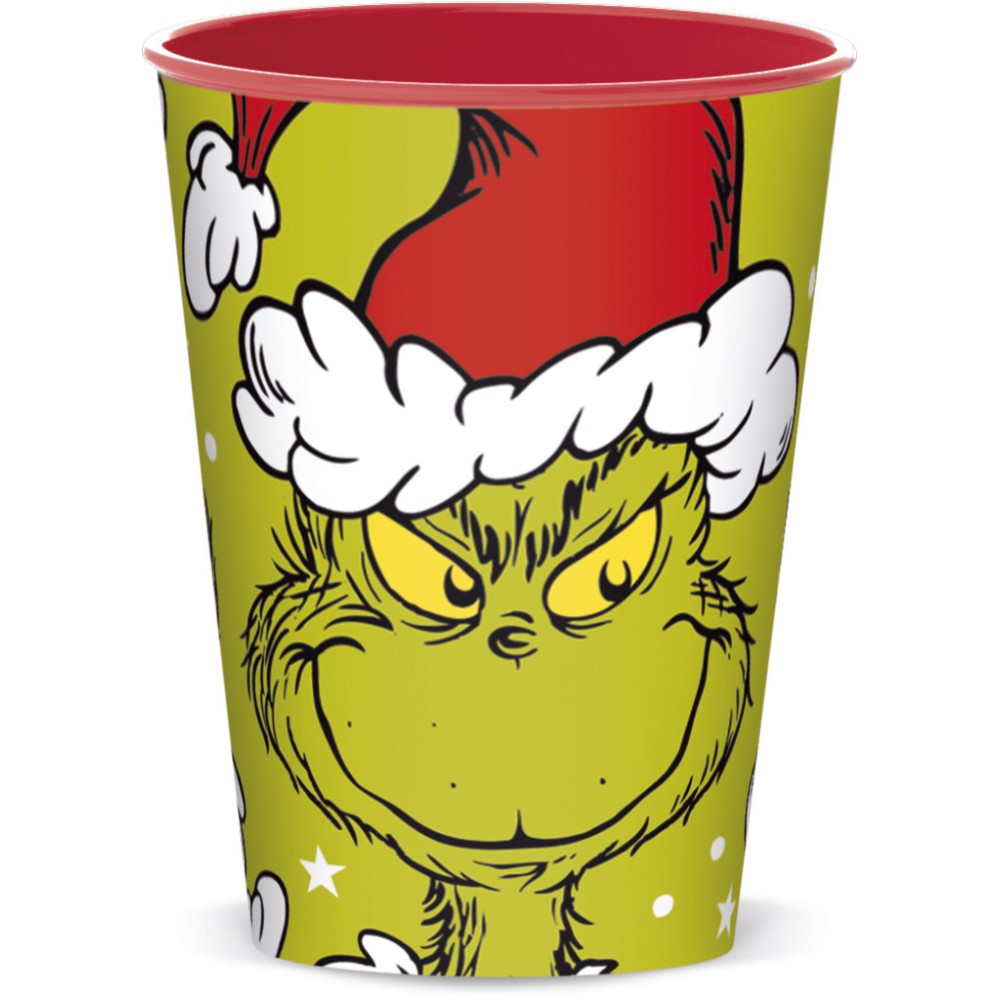 The Grinch Christmas Mischief plastic cup 260 ml