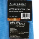 Wzornik szablon przymiar kształtów 520mm KD10389