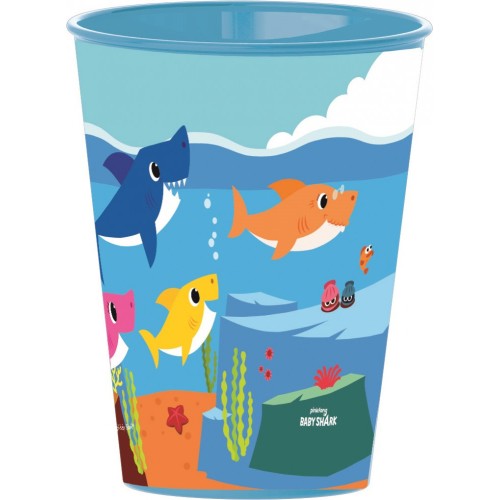 Baby Shark plastic cup, 260 ml