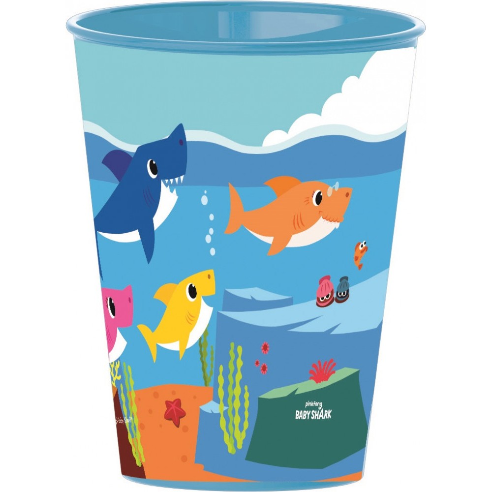 Baby Shark plastic cup, 260 ml
