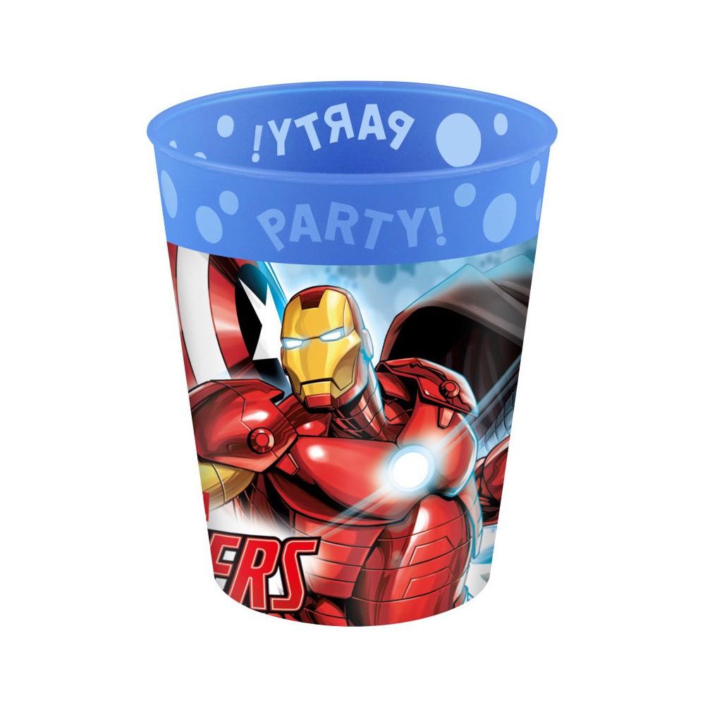 Avengers Infinity Stones micro premium plastic cup set 4 pieces 250 ml