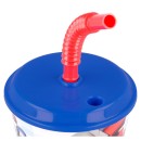 Avengers Rolling Thunder straw cup, plastic 430 ml