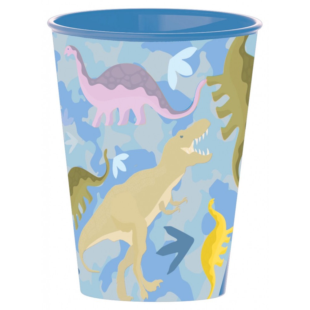 Dinosaur plastic cup, 260 ml