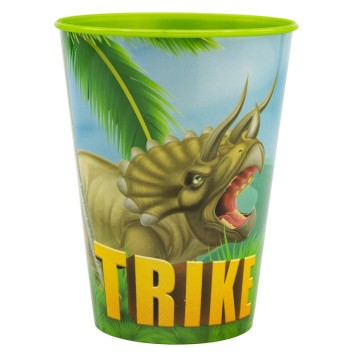 Dinosaur T-Rex cup, plastic 260 ml