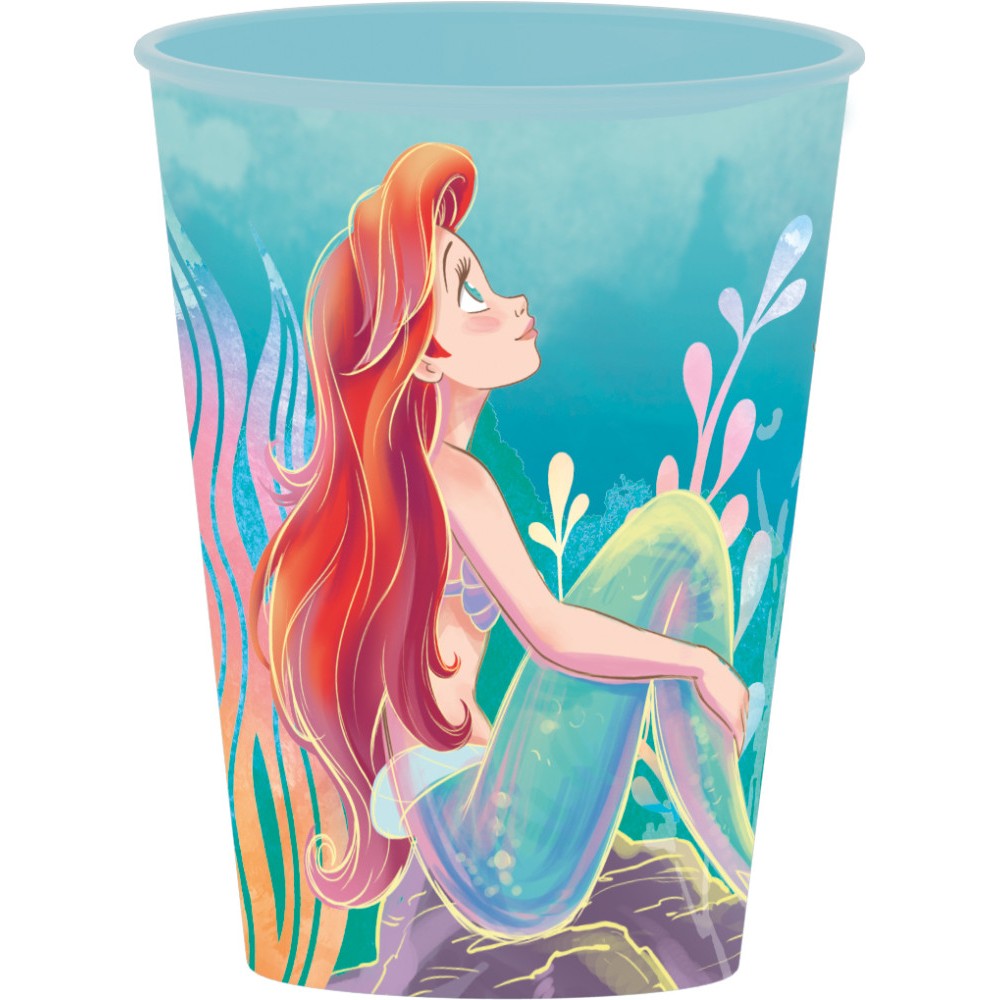 Disney Princess Ariel plastic cup, 260 ml