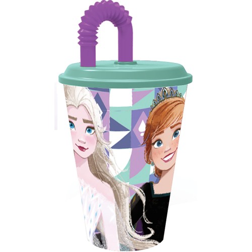 Disney Frozen Ice Magic straw cup, plastic 430 ml